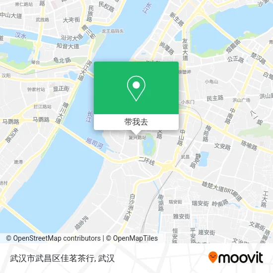 武汉市武昌区佳茗茶行地图