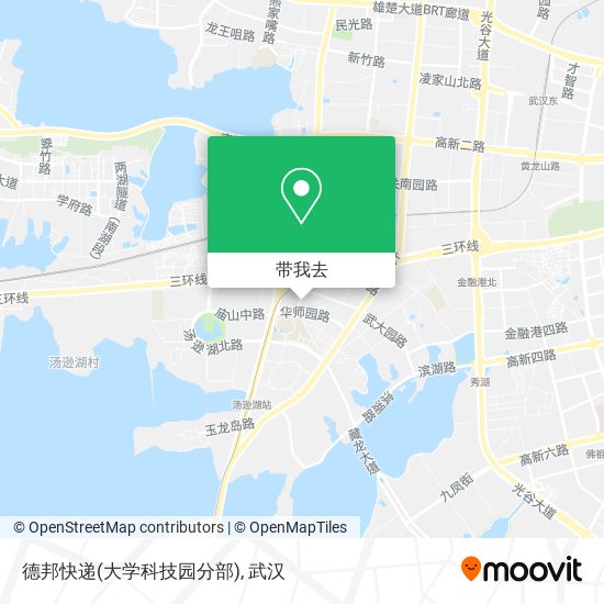 德邦快递(大学科技园分部)地图