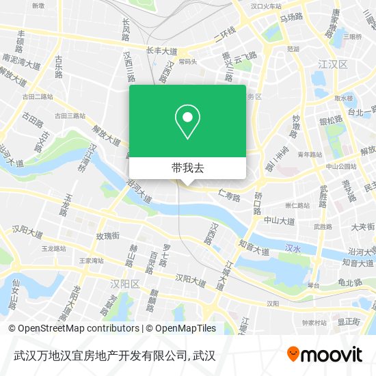 武汉万地汉宜房地产开发有限公司地图