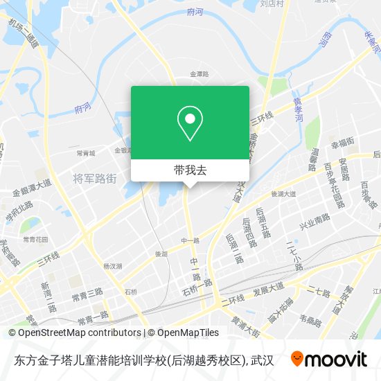 东方金子塔儿童潜能培训学校(后湖越秀校区)地图