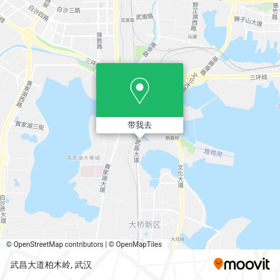 武昌大道柏木岭地图