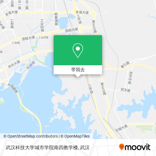 武汉科技大学城市学院南四教学楼地图