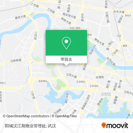阳城汉江苑物业管理处地图