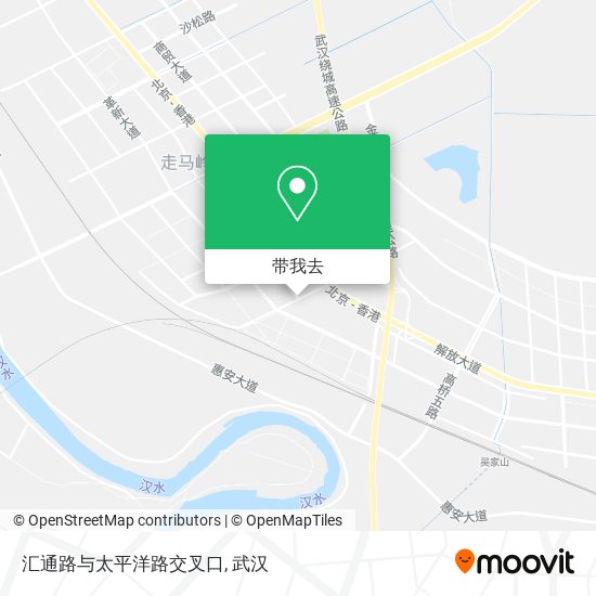 汇通路与太平洋路交叉口地图