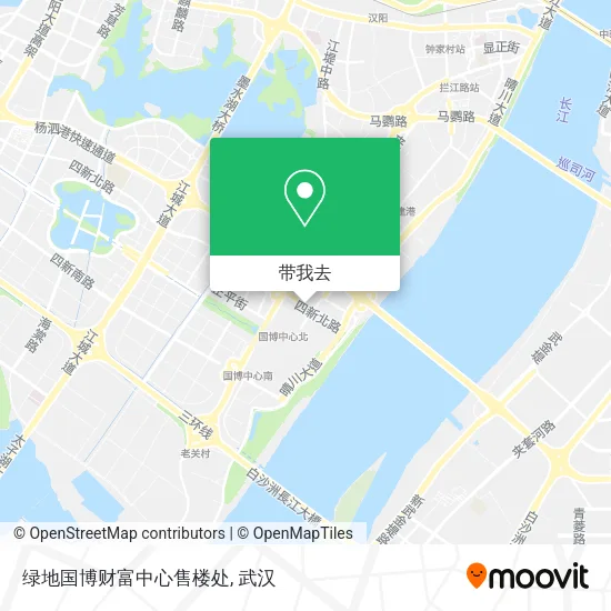 绿地国博财富中心售楼处地图