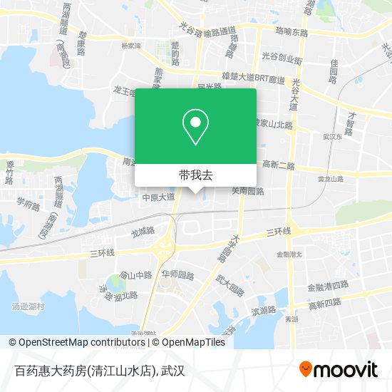 百药惠大药房(清江山水店)地图