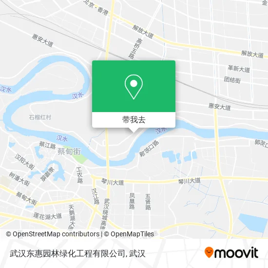 武汉东惠园林绿化工程有限公司地图