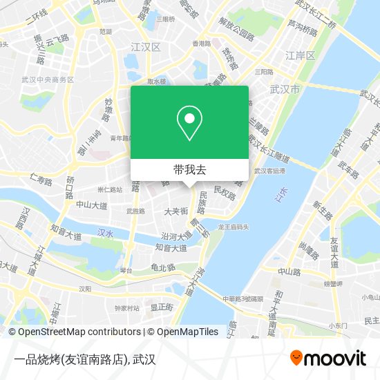 一品烧烤(友谊南路店)地图