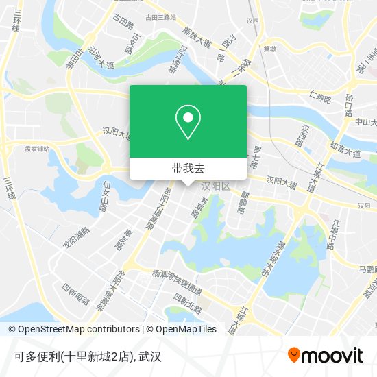 可多便利(十里新城2店)地图