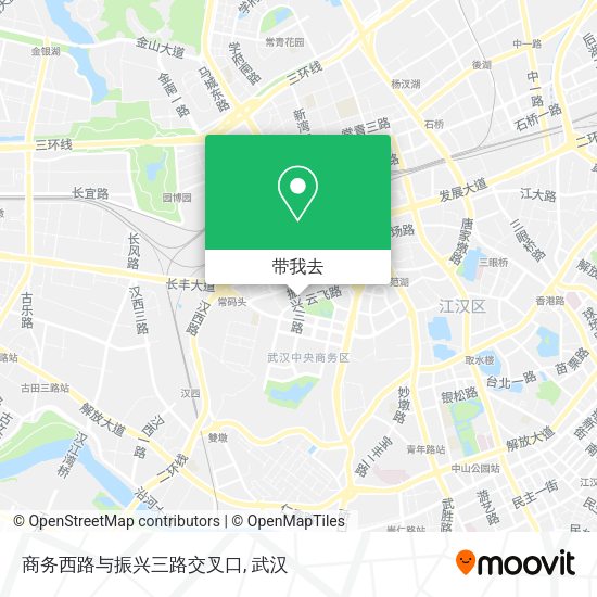 商务西路与振兴三路交叉口地图