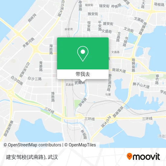 建安驾校(武南路)地图