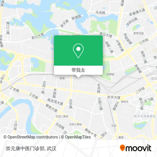 崇元康中医门诊部地图