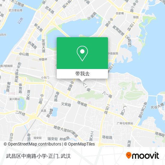 武昌区中南路小学-正门地图