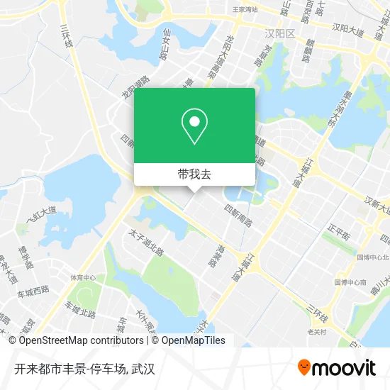 开来都市丰景-停车场地图