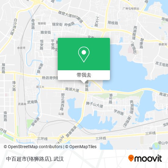 中百超市(珞狮路店)地图
