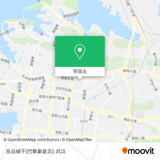 良品铺子(巴黎豪庭店)地图