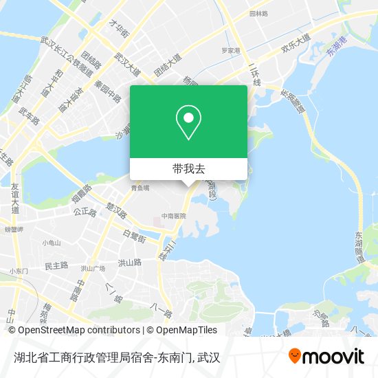 湖北省工商行政管理局宿舍-东南门地图