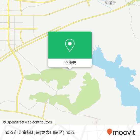 武汉市儿童福利院(龙泉山院区)地图