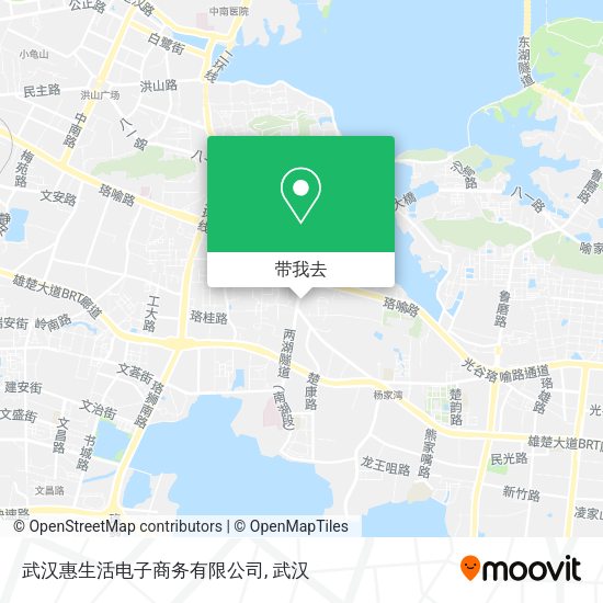 武汉惠生活电子商务有限公司地图