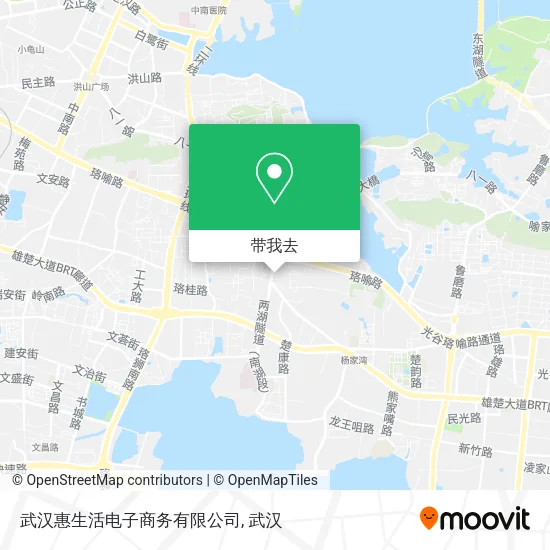 武汉惠生活电子商务有限公司地图