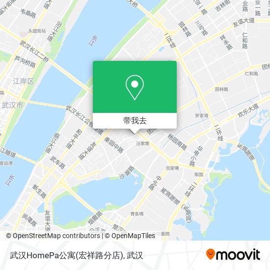 武汉HomePa公寓(宏祥路分店)地图
