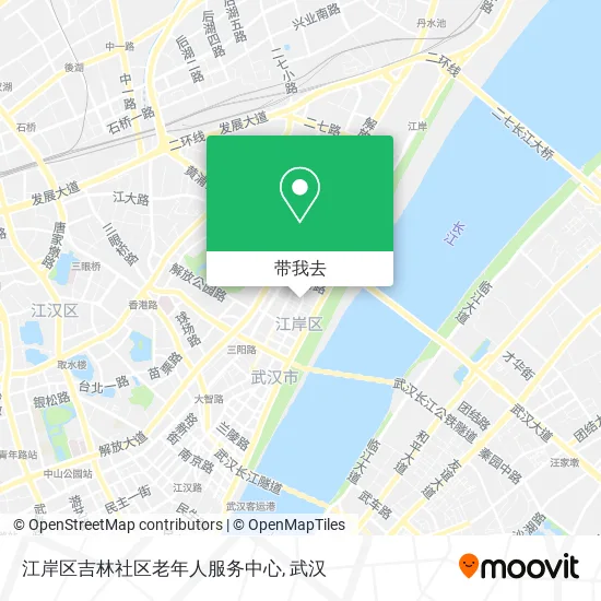 江岸区吉林社区老年人服务中心地图