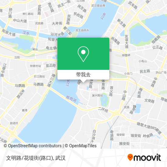 文明路/花堤街(路口)地图