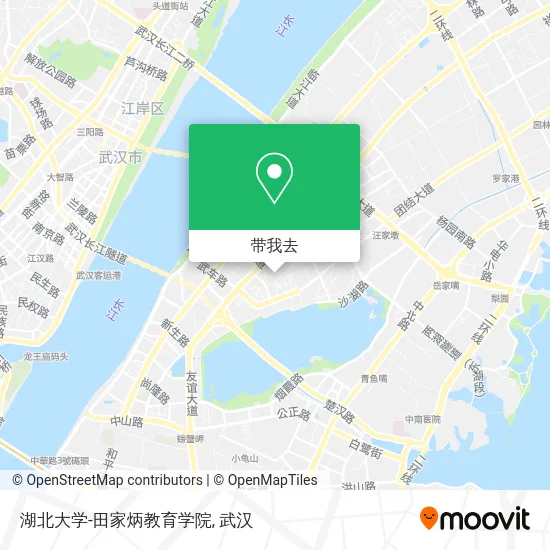 湖北大学-田家炳教育学院地图