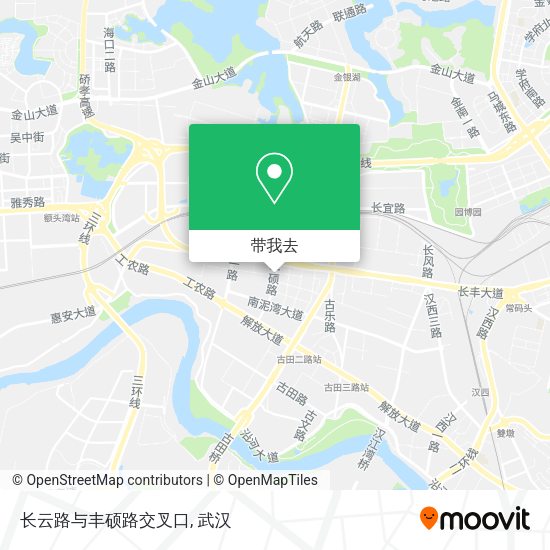 长云路与丰硕路交叉口地图