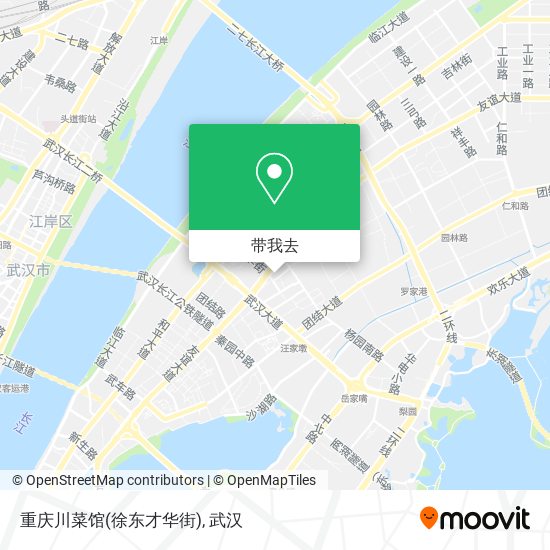 重庆川菜馆(徐东才华街)地图