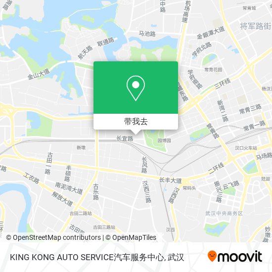 KING KONG AUTO SERVICE汽车服务中心地图