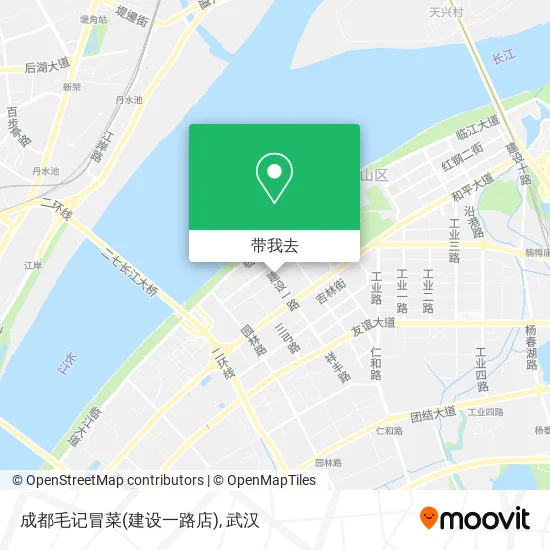 成都毛记冒菜(建设一路店)地图