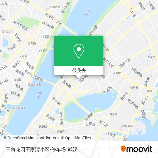 三角花园王家湾小区-停车场地图