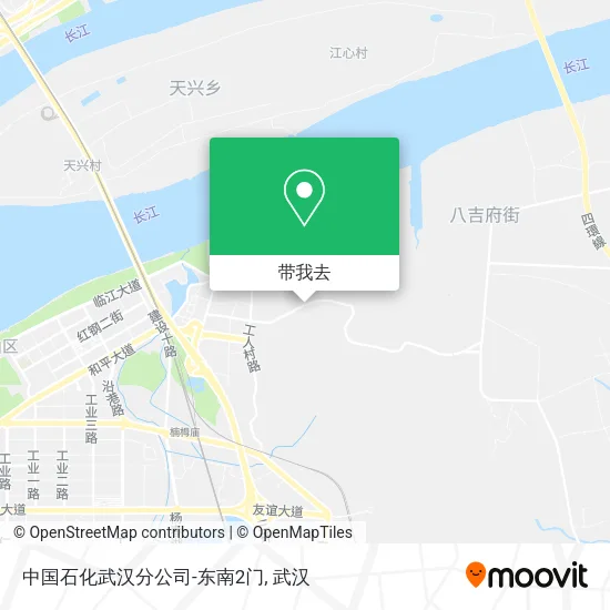 中国石化武汉分公司-东南2门地图