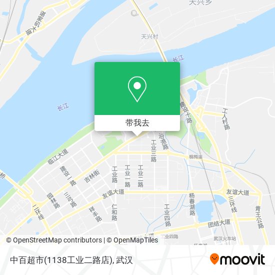 中百超市(1138工业二路店)地图