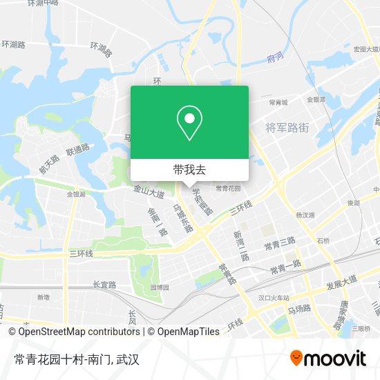 常青花园十村-南门地图