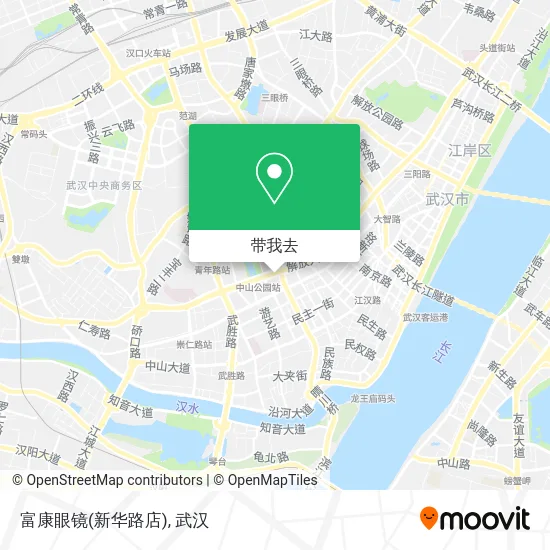 富康眼镜(新华路店)地图