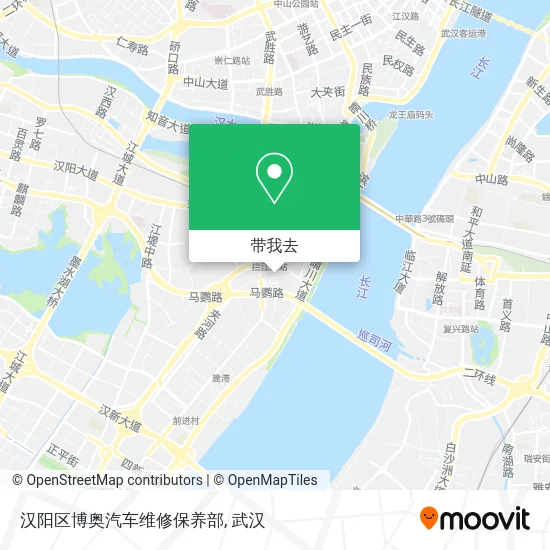 汉阳区博奥汽车维修保养部地图