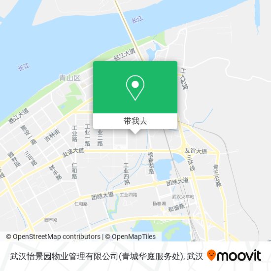 武汉怡景园物业管理有限公司(青城华庭服务处)地图