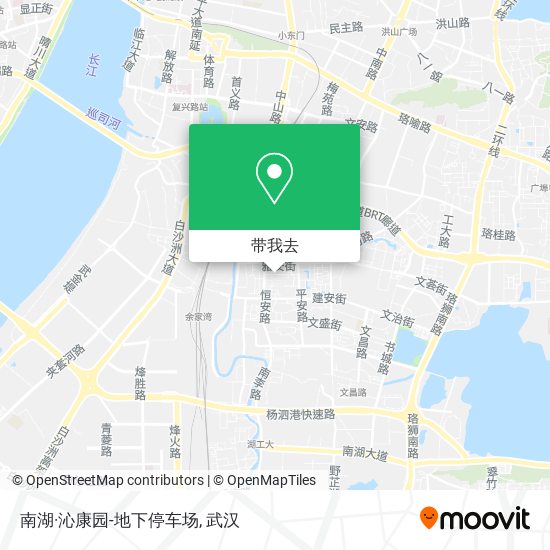 南湖·沁康园-地下停车场地图