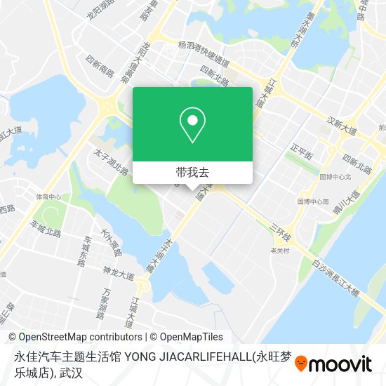 永佳汽车主题生活馆 YONG JIACARLIFEHALL(永旺梦乐城店)地图
