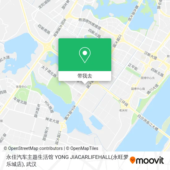 永佳汽车主题生活馆 YONG JIACARLIFEHALL(永旺梦乐城店)地图