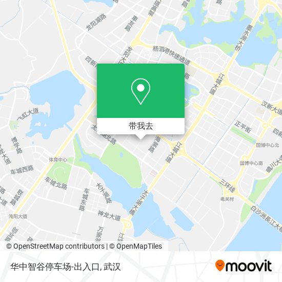 华中智谷停车场-出入口地图
