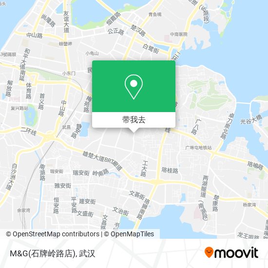 M&G(石牌岭路店)地图