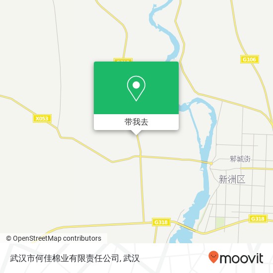 武汉市何佳棉业有限责任公司地图