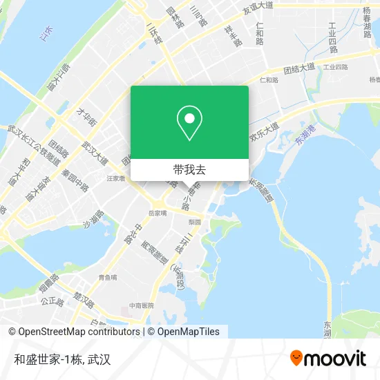 和盛世家-1栋地图