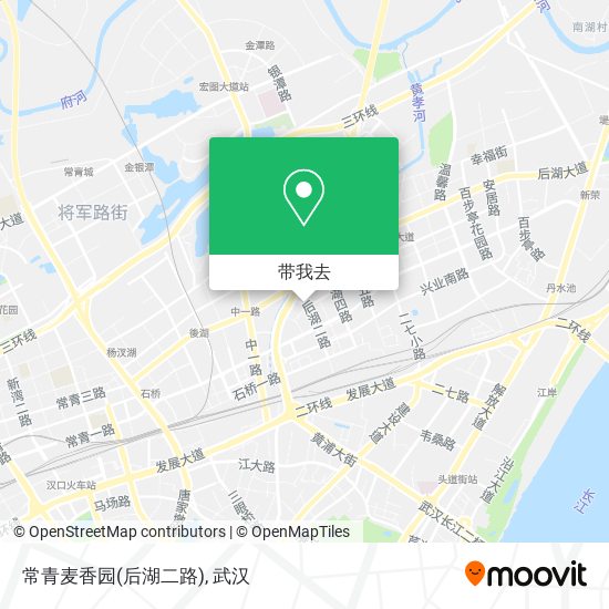 常青麦香园(后湖二路)地图