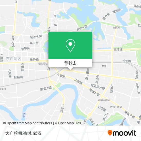大广挖机油封地图