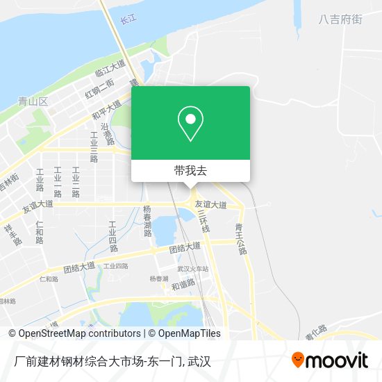 厂前建材钢材综合大市场-东一门地图