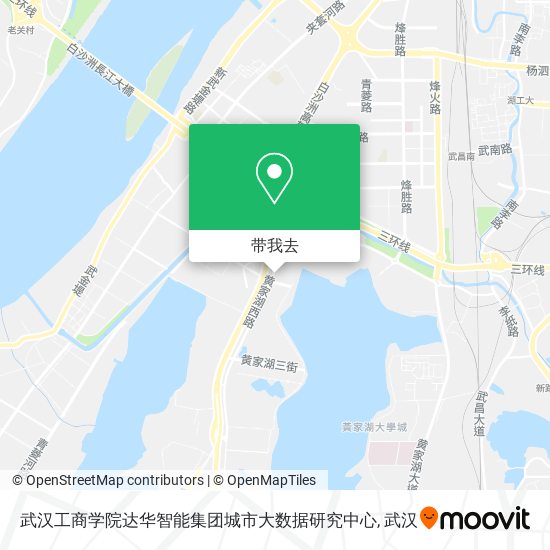 武汉工商学院达华智能集团城市大数据研究中心地图